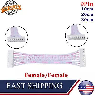 JST XH2.54mm 9 Pin Pitch Connector Cable Female To Female PCB Wire 10/20/30cm • $7.79