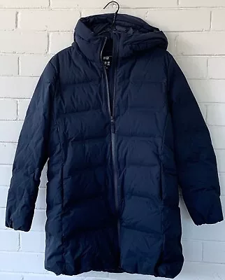 Uniqlo Down Hooded Zip Coat XL [NAVY] - Winter - Worn Few Times Only - RRP$249 • $145