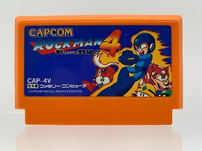 ROCKMAN 4 Famicom Japanese Mega Man 4 Cartridge ONLY US Seller FC0150 • $17.99