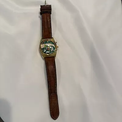 Armitron Marvin The Martian Musical Watch Needs Battery. Leather Is Stiff • $7.01