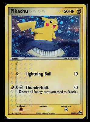 Pokemon Card - Pikachu POP Series 5 HOLO Bleed 12/17 Error Back • $79.99