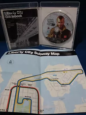 Grand Theft Auto IV : Playstation 3 PS3 Game Complete With Book And Map • $9.50