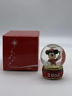 2008 Disney Mickey Mouse Mini Snow Globe JCPenney With Box • $10