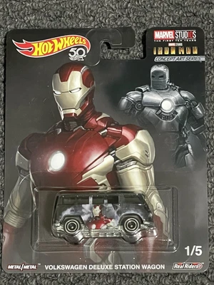 $19 • Buy Hotwheels Iron Man Volkswagen Vw Deluxe Station Wagon Kombi