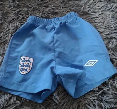 Umbro - England - Baby Football Shorts - UK Size 6-12 Months  • £0.99