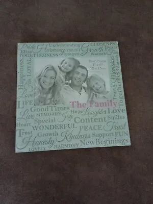 Family Photo Frame 4 X 6 BNwt • £4