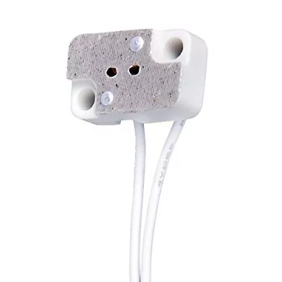 6 Pack G4 Gx5.3 Lamp Holder Rectangular Porcelain Socket For Mr16 Mr11 Led Cfl H • $9.79