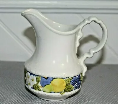 Metlox Florence Vernon Ware Creamer  Raised Fruit Design • $9.99