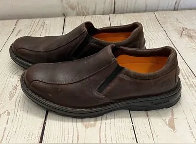 Vintage Men’s Timberland Leather Slip On Loafers Earth Keepers Comfort 9.5 • $13