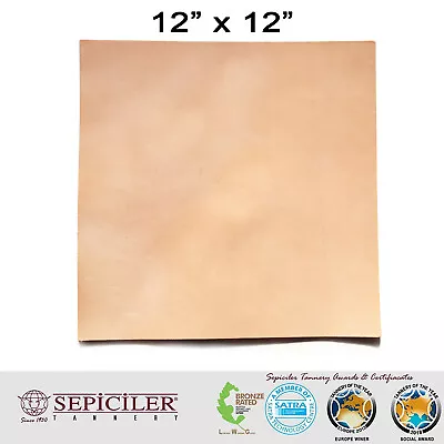 Sepici Leather 5/6 Oz. (2.0-2.4 Mm) Vegetable Tanned Full Grain Leather Pieces • $13.95