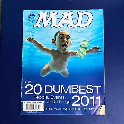 Vintage Mad Magazine Obama Nirvana Nevermind February 2012 # 513 • $10