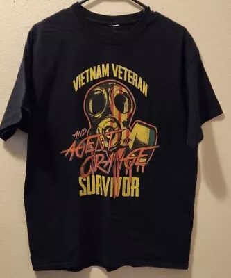 Vietnam Veteran Agent Orange Survivor Tshirt Size  Large • $9.99