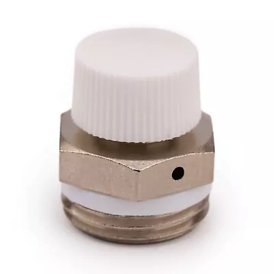 Easy Manual No Key Radiator Air Vent Bleed Plug Valve  - Cast & Steel 1/2  Bsp • £4.15