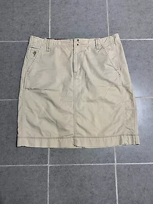 $10.99 • Buy Eddie Bauer Skirt/Skort Hike/Walk - Beige Size 12 W/5 Pockets