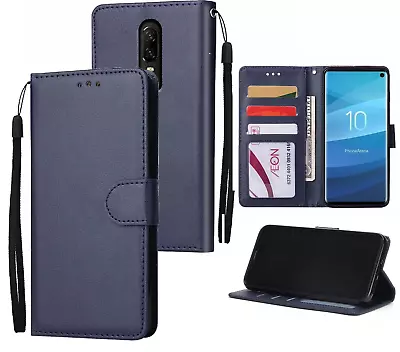 Oneplus 6 Leather Wallet Case Silky Finish 3 Card 1 Pocket • $7.50