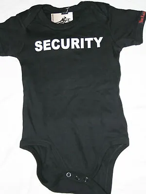 £7 • Buy Security Alternative Funny Black Baby Grow Bodysuit 12-18 Months