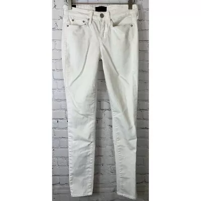 VINCE Womens' Dylan Skinny White Jeans Size 25 • $19.99