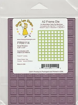 Cheery Lynn Frame A2 / FRM114 /Small Window Aperture Cutting Die • £7.50