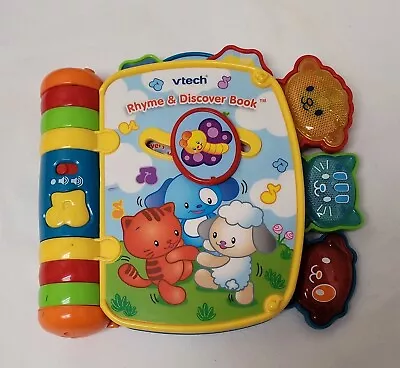 Vtech Rhyme And Discover Story Book Electronic Light Up Books Educational Learn  • $8.25