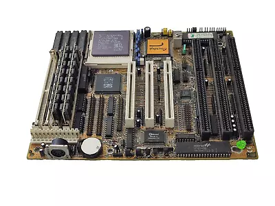 Jetway J446A-V2.0 486 PCI Mainboard + Am5x86-P75 133 MHZ + 64 MB RAM! • $395.23