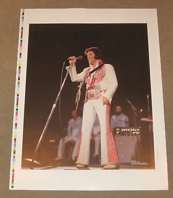 Elvis Presley Ed Bonja Concert Poster 1970's 19 X 25 1/2 Uncut Proof NM  • $39.95