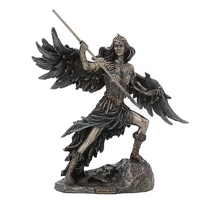 The Morrigan Celtic Phantom Queen Goddess Of Battle Bronze Finish Statue • $88.88