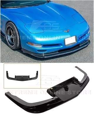 EOS Performance Glossy Black Front Bumper Lip Splitter For Corvette C5 97-04 • $199.98