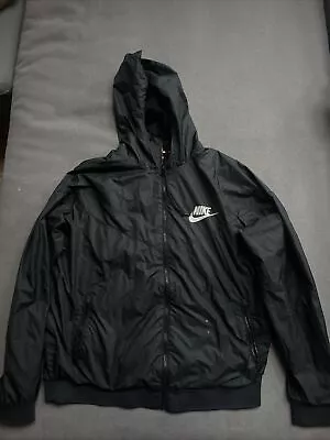 Men Nike Spray Jacket Large Black Vintage  • $25