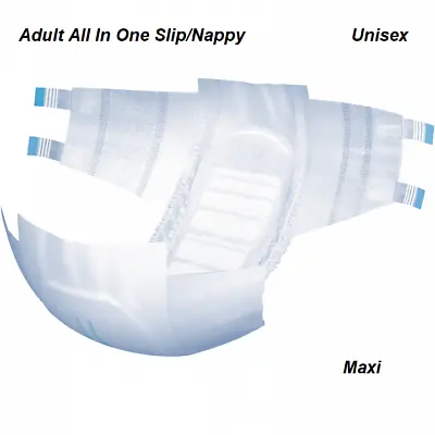 Adult Incontinence All In One Slips/Nappies Unisex Dailee Maxi XS-XXL 120pcs • $299