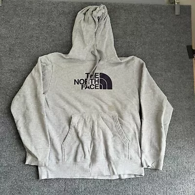 The North Face Sweatshirt Mens Large Gray Half Dome Hoodie Pullover Hiker • $18.65