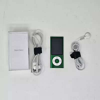 Apple IPod Nano 5th Generation Gen 8GB Camera Green Emerald A1320 - 200+ Songs!  • $59.69