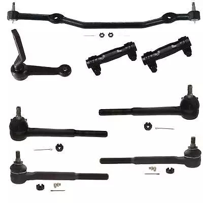 8 Pc Steering Kit Center Link Tie Rod End Idler Arm Chevelle Special 68-70 • $152.69