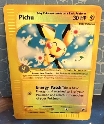 Pokemon Pichu 22/165 Reverse Holo Expedition NM/LP • $20