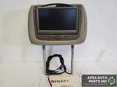 Oem 2007-2015 Audi Q7 Leather Beige Front Seat Headrest W/ Monitors • $152.55