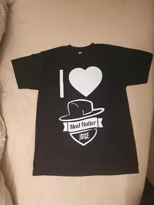 I Love Mad Hatter Juice E-Liquid Black T-Shirt Promotional Item • £20