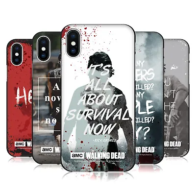 £6.95 • Buy OFFICIAL AMC THE WALKING DEAD QUOTES BLACK SOFT GEL CASE FOR APPLE IPHONE PHONES
