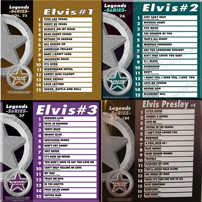 ELVIS LEGENDS SERIES KARAOKE CDG 4 DISC #252627184-Just Can't Help Surrender • $29.99