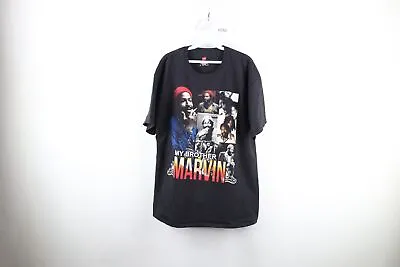 Y2K 2013 Mens XL Faded Spell Out My Brother Marvin Marvin Gaye Play T-Shirt • $62.95