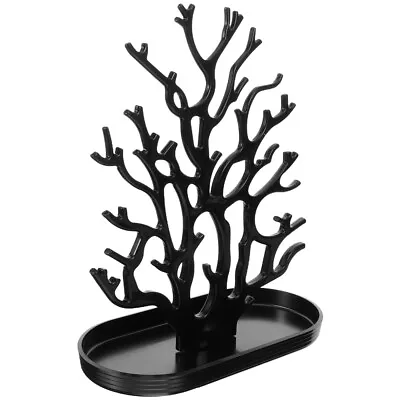  Jewelry Stand Tree Earring Holder Necklace Display Rack Earrings • £12.69