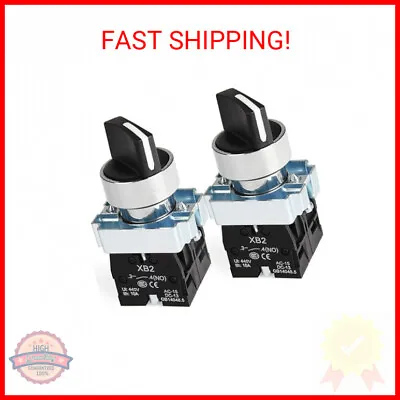 22mm 3 Position Selector Switch Maintained 2NO 3 Position • $21.75