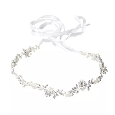  Wedding Headband Silver Hair Accessories Bridesmaid Vintage • $14.25