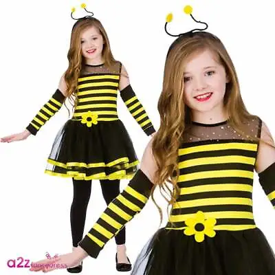 £14.99 • Buy Girls Bumblebee Bumble Bee Book Day Insect Bug Party Kids Fancy Dress 3-13 Years