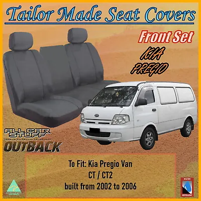 $220 • Buy Tailor Made Canvas Front Seat Covers For Kia Pregio Van: Built From 2002 To 2006