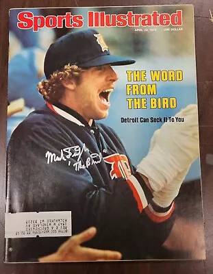 Mark Fidrych Signed SI Sports Illustrated 4/24/78 Detroit Tigers  Beckett Auto  • $149.99