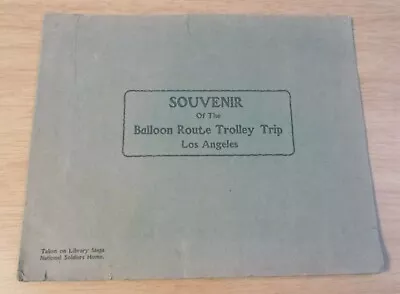 EARLY 1900's PACIFIC ELECTRIC RAILWAY~Souvenir PHOTO~BALLOON ROUTE Trolley TRIP~ • $150