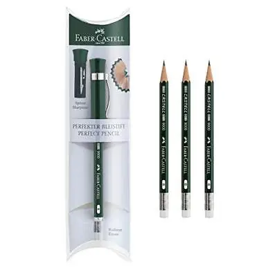 Faber-Castell Perfect Pencil Castell 9000 And 3 Count Pencil Refill - #2 Lead • $20.71