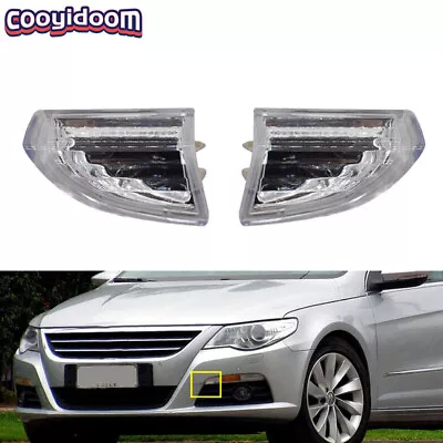 Pair Front Turn Signal Light Shell Without Bulbs For VW Passat CC 2009-2012 • $32.56