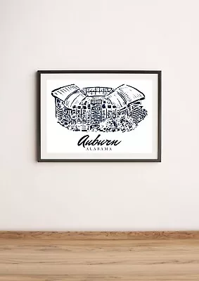 Auburn Tigers | Jordan-Hare Stadium | 16 X 20 Poster Print | Auburn AL • $15