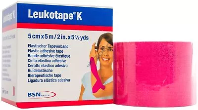 BSN Medical Leukotape K Kinesiology Tape 2  X 5.4 Yards Roll - Pink • $13.98