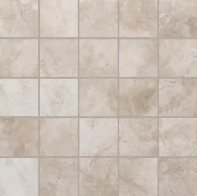 Oasis Beige 12 In. X 12 In. Square Matte Porcelain Floor And Wall Mosaic Tile • $19.99